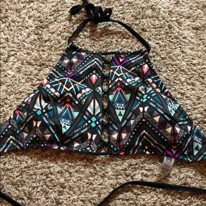 High neck bikini top